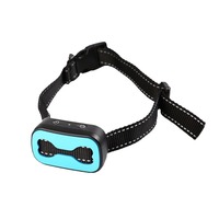 Intelligentes Smartes Hunde-Bellstopp-Halsband Ultraschall-Vibrations-Training Elektrische Schockprävention ABS/Nylon-Material