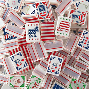 Nuevo Juego de Mahjong Americano Moderno con Temática 'Once Upon a Time America', Hecho a Mano <span class=keywords><strong>en</strong></span> Acrílico, Ecológico, Portátil, para Regalo - Product Image 2