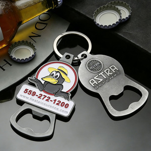 Décapsuleurs porte-clés <span class=keywords><strong>en</strong></span> métal personnalisés, thème dessins animés et bandes dessinées, pour le team building d'entreprise, les fêtes et les restaurants - Product Image 2