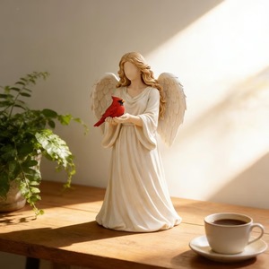 Estatuas Conmemorativas de Cardenales y Ángeles SWAITE - Estatuas Decorativas de Redtail y Ángel - Product Image 4