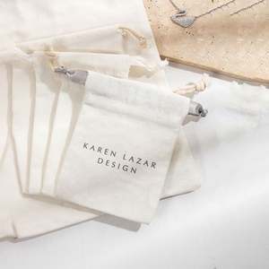 Drawstring Cotton Pouch <b>Bag</b> Cotton Pouch Packaging for Women - Product Image 6