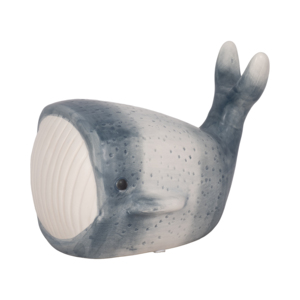 Statuetta decorativa in ceramica a forma di balena per la casa, il bagno, l'ufficio, lo studio, il soggiorno. - Product Image 2