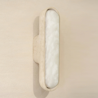 Plafonnier LED au design nordique minimaliste YH, applique murale en pierre d'albâtre antique, lampe LED vintage pour salle de bain et salle à manger