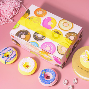 Collection <span class=keywords><strong>de</strong></span> bombes <span class=keywords><strong>de</strong></span> bain effervescentes LovSens Cute Donut, sels <span class=keywords><strong>de</strong></span> bain moussants, bombes <span class=keywords><strong>de</strong></span> bain hydratantes pour spa - Product Image 4