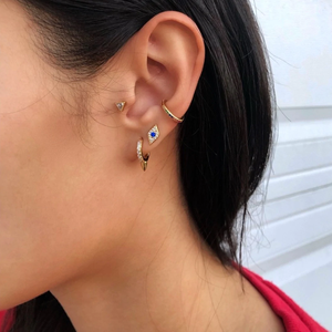 <span class=keywords><strong>Rihanna</strong></span>-pendientes de aro con diamantes de cristal chapados en oro para mujer y niña, aretes de Aro para fiesta y boda - Product Image 5