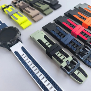 Correa de Silicona Deportiva de 26mm 22mm para Reloj Inteligente Garmin Fenix 8 Pro E 7X 6 5X Tactix Instinct Forerunner 970 965 - Product Image 3