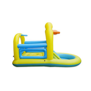 Piscine gonflable en PVC pour enfants, légère et portable, avec toboggan et arroseur, jouets aquatiques d'extérieur - Product Image 2
