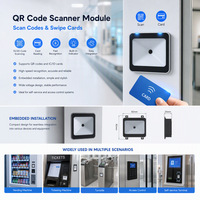 Module de lecteur de code QR intégré, interface RS232 TTL, scanner de codes-barres 1D/2D, prise en charge USB, lecture rapide des cartes d'identité/IC, Wiegand