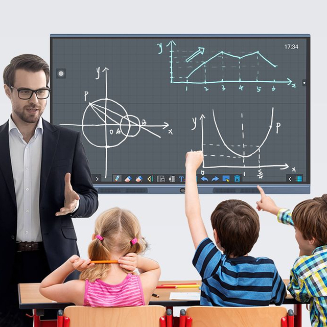 Large Size 55-98 Inch Touch Screen Smart Board Interactive Flat Panel Digital Whiteboard for Enterprise Meeting Classroom