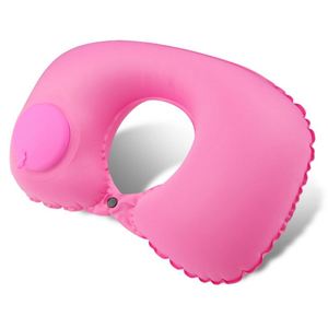 Custom Inflatable U-Shaped Automatic Inflation Portable Travel Neck <b>Pillow</b> for Airplane and Outdoor - Product Image 6