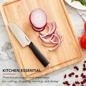 Planches à découper en <span class=keywords><strong>bois</strong></span> d'hévéa réversibles, en <span class=keywords><strong>bois</strong></span> massif naturel, pour charcuterie, fromages et service, type bloc de boucher - Product Image 5