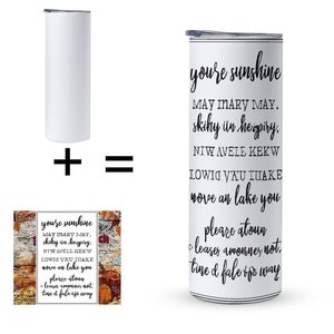 Stainless Steel Tumbler 20oz Vacuum <b>Insulated</b> Straight <b>Cup</b> Custom Sublimation DIY Blank - Product Image 4