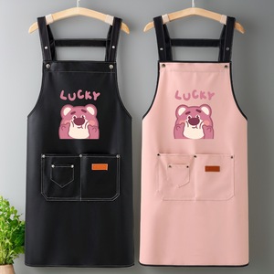 Grembiule da Cucina in Pelle con Logo Personalizzato, Abbigliamento da Lavoro per <span class=keywords><strong>Uomo</strong></span>, Riutilizzabile, Resistente, Impermeabile, Anti-olio, con Vita Regolabile - Product Image 1