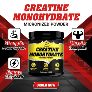 DUOZI <b>Creatine</b> Monohydrate Micronized Powder 250G Builds Lean Muscle Improves Recovery Energy Boost - Product Image 4