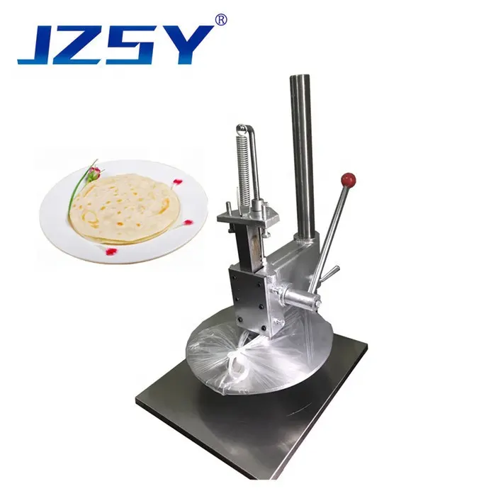 JZSY comercial 20cm/22cm/25cm/30cm/36cm mano masa de pizza DE PRENSA/máquina de mano Manual de masa de Pizza aplanamiento de prensa