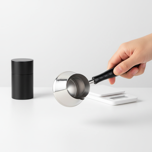 Marmite à chocolat de style américain compatible <span class=keywords><strong>gaz</strong></span> et <span class=keywords><strong>induction</strong></span>, mini-casserole en acier inoxydable, chauffe-lait - Product Image 4