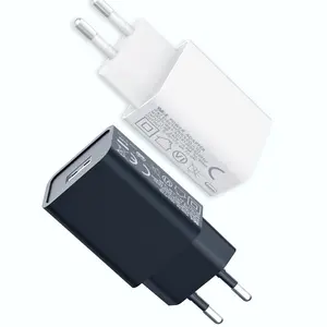 Cargador Usb de pared para móvil, adaptador de enchufe europeo de 5w, 10W, 12W, 5v, 1a, 2a, 2.4a, CA, Usbc, certificado Ce GS Kc Cb