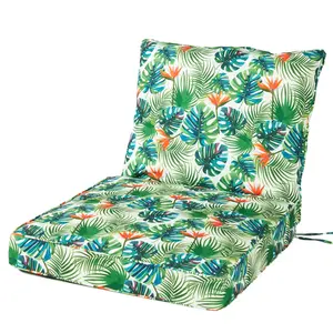 Patio đồ nội thất đệm trở lại ngồi có thể ngả ghế đệm ngoài trời không thấm nước có thể giặt bãi biển Ghế Đệm gối tùy chỉnh Polyester