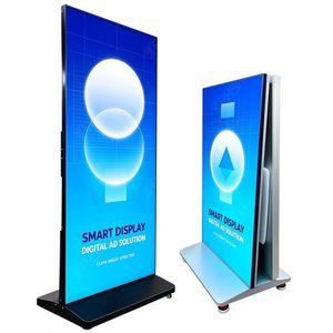 จอแสดงผล LED พลังงานแบตเตอรี่ ป้ายโฆษณา LED แบบพับได้ ผนังวิดีโอ LED เคลื่อนที่ สำหรับงานแสดงสินค้า ห้างสรรพสินค้า และการส่งเสริมการขายเชิงพาณิชย์ - Product Image 1