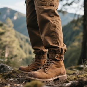 Pantalon cargo tactique pour homme 100% coton sergé 6 poches Pantalon de randonnée de plein air Pantalon de travail Séchage rapide Confortable - Product Image 5