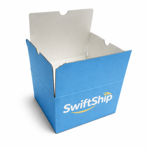 Boîtes d'emballage e-commerce pour sérum facial et soins de la peau, en carton ondulé E, avec logo personnalisé - Product Image 1