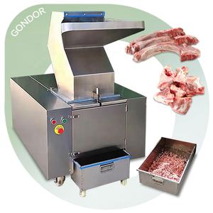 Pulverizador de carne de acero inoxidable pequeño para ganado, molinillo de huesos y máquina trituradora de comida rota Guangzhou - Product Image 1
