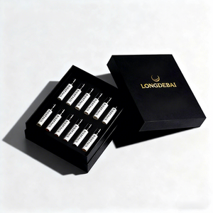 Clear Round Refillable <b>Mini</b> Sample Glass Perfume <b>Bottle</b> 2ml 3ml 5ml 8ml 10ml Luxury Sample Perfume <b>Bottle</b> with Box Packaging - Product Image 1