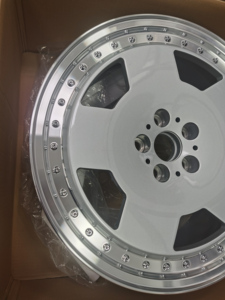 <span class=keywords><strong>Llantas</strong></span> forjadas de dos piezas simuladas de 18 pulgadas de estilo clásico 5x112 para Toyota Previa para Benz W140 W201 W126 W124 E60 E53 C63 C43 Cla35 - Product Image 4