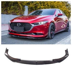 Welta - Juego de <span class=keywords><strong>3</strong></span> Piezas de Alerón Delantero Negro Brillante, Resistente al Desgaste, Accesorios para el Kit de Carrocería Exterior para <span class=keywords><strong>Mazda</strong></span> <span class=keywords><strong>3</strong></span> <span class=keywords><strong>Sedan</strong></span> Axela <span class=keywords><strong>2022</strong></span> - Product Image 2