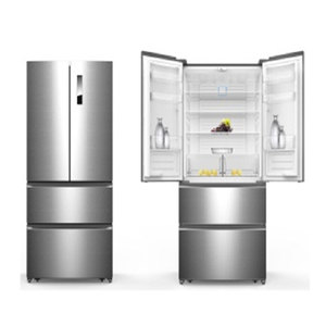 Réfrigérateur commercial à portes françaises avec distributeur de glace, en acier inoxydable, sans givre, pour usage familial, 500L, OEM disponible - Product Image 6