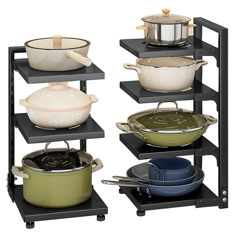 Heavy Duty Metal Plate Storage Rack Pot Pan Wall Mounted Pot Cover