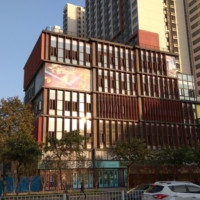 Stores verticaux fixes/manuels en aluminium sur mesure à longue durée de vie et à économie d'énergie pour hôtels