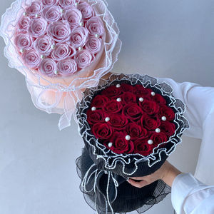 Coffret cadeau <span class=keywords><strong>de</strong></span> fiançailles <span class=keywords><strong>de</strong></span> mariage Saint Valentin <span class=keywords><strong>bouquet</strong></span> <span class=keywords><strong>de</strong></span> roses éternelles <span class=keywords><strong>de</strong></span> vraies fleurs fraîches immortelles bouquets <span class=keywords><strong>de</strong></span> fleurs <span class=keywords><strong>de</strong></span> roses naturelles conservées - Product Image 5