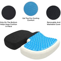 Coussin orthopédique pour le siège de voiture, 1 pièce, mousse à mémoire de forme, pour les douleurs du dos, accessoire de bureau, orthopédique, refroidissement