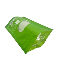 Emballage alimentaire en gros, film d'aluminium imperméable et biodégradable, emballage pour thé, sachet en plastique à fond plat