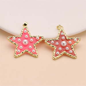 18K Gold Plated Star Charm Pendants Fashionable Brass <strong>Jewelry</strong> <strong>Supplies</strong> for Children Customizable Geometric Eagle Pattern <strong>Designs</strong> - Product Image 2