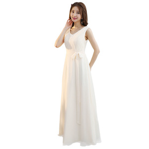 S2701F <span class=keywords><strong>Vestido</strong></span> de Dama de Honor para <span class=keywords><strong>Boda</strong></span>, Talla Grande, Estilo Largo, Color Champán, Alta Calidad, Nuevo Modelo 2022 - Product Image 5