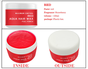 Gran oferta, pomada para peinados, cera para el cabello, producto para peinados, pomada a base de agua, cera para el cabello Aqua orgánica Natural - Product Image 4