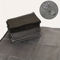 Lot de 50 bavoirs dentaires jetables, lingettes de nettoyage pour tatouage, 3 plis, imperméables, 33x43 cm, pour techniciens ongulaires, cliniques dentaires et salons de tatouage