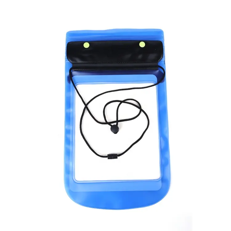 Custodia per telefono cellulare in PVC da esterno impermeabile per immersione a secco da campeggio custodia per Smartphone in plastica trasparente