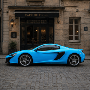 Film de protection pour voiture bleu ciel PET haute brillance 7,5 mil, auto-cicatrisant, avec technologie Air Release, pour enveloppement intégral de véhicule, film vinyle auto-adhésif changeant de couleur - Product Image 3