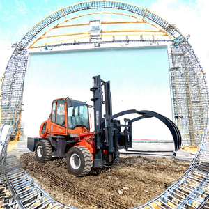 Xe nâng DIESEL <span class=keywords><strong>3</strong></span>.5 tấn Bốn bánh xe địa hình gồ ghề xe nâng tất cả các xe nâng địa hình với tập tin đính kèm - Product Image 1