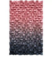 Vente chaude or noir Antique bois décor maison intérieur abstrait suspendu à la main Original mur Art 3D texturé peinture murale