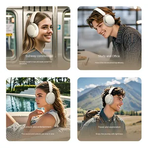 2025 New Head-Gắn Cho Bluetooth 5.4 Tai Nghe LED 3-5 Giờ IPX-5 Không Thấm Nước Tùy Chỉnh Phù Hợp Với Giảm Tiếng Ồn Tai Nghe Máy Tính - Product Image 4