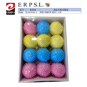 ลูกบอลนวดเท้าแบบมีหนาม ขนาดใหญ่ แพ็ค 12 ลูก เพื่อการผ่อนคลายและการบำบัด - Product Image 1