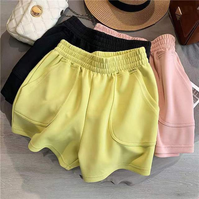 Boutique Wholesale 2026 Summer New High Waist Loose Slimming Wide Leg Casual Women's Shorts