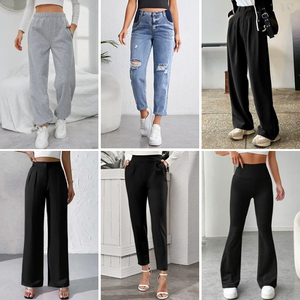 Jeans de Mezclilla Ajustados para Mujer, de Buena Calidad, al Por Mayor, Lotes de Excedentes de Ropa de Marca, Entrega Aleatoria - Product Image 3