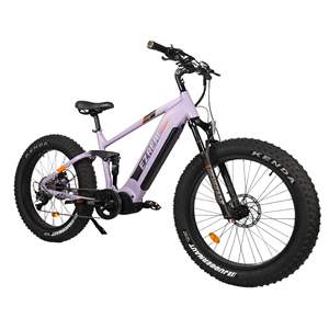 <span class=keywords><strong>Bicicleta</strong></span> eléctrica con suspensión completa de 26 pulgadas 1000W BAFANG Mid Drive 20Ah batería de litio Fat Tire EMTB 48V Shimano <span class=keywords><strong>desviador</strong></span> de acero - Product Image 2