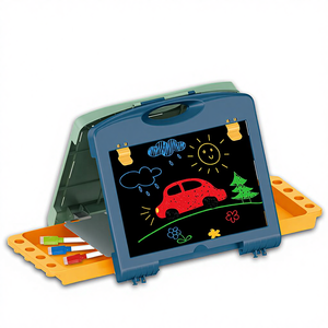 Papan Gambar Lipat Multifungsi Ajaib KSF Children Graffiti dengan Plastik ABS Merah Biru Unisex - Product Image 2