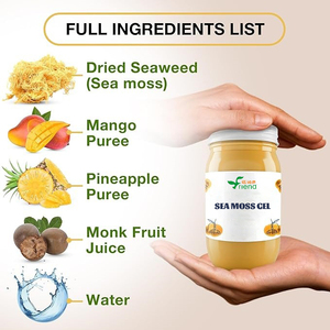Gel de mousse de mer véritable OEM/ODM, marque privée, vitamines, complément alimentaire à l'ananas, gel de mousse de mer irlandaise biologique à la fraise - Product Image 5